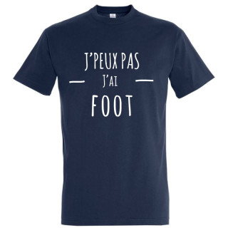 Tee-shirt j'peux pas j'ai foot