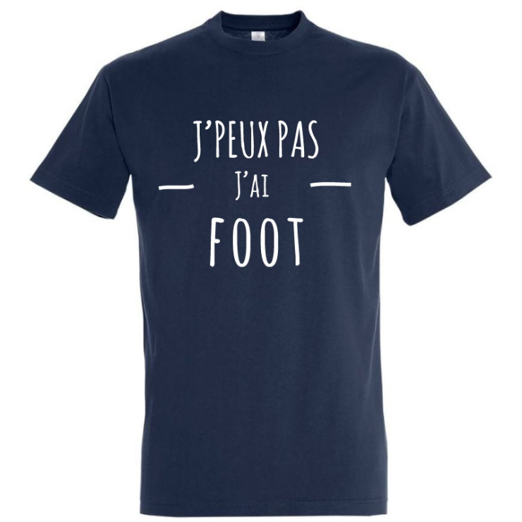 Tee-shirt j'peux pas j'ai foot