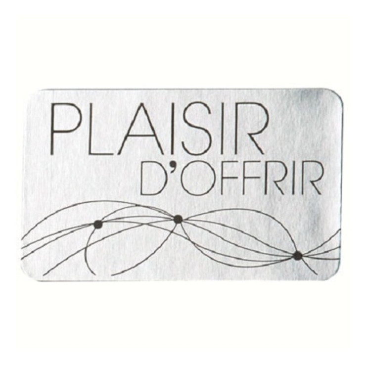Etiquettes "Plaisir d'offrir"