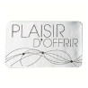 Etiquettes "Plaisir d'offrir" - Argent