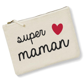 Boutique pochette Maman - Pochette à maquillage Maman - Idée cadeau maman- Anniversaire - Fête des mères - angora