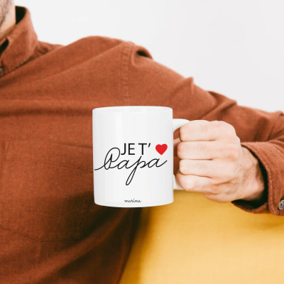 Achat mug je t'aime papa - Cadeau Papa Émotionnel