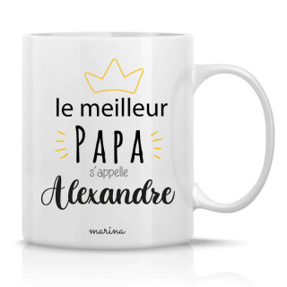 Mug le meilleur Papa s'appelle...