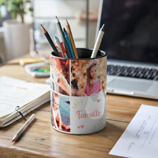 Pot à crayon personnalisé avec photo