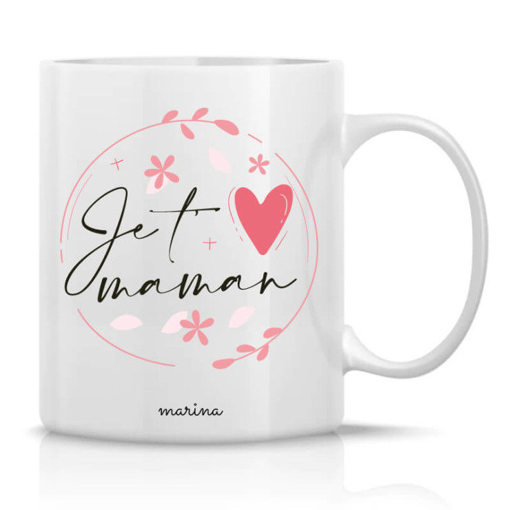 Mug je t'aime maman