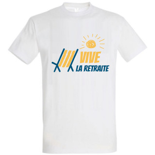 Achat t-shirt jeune retraité