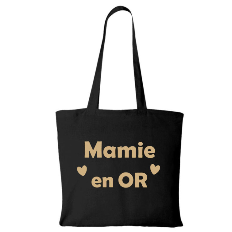       Tote bag Mamie en OR
    