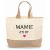 Sac Mamie en OR - Sac XL