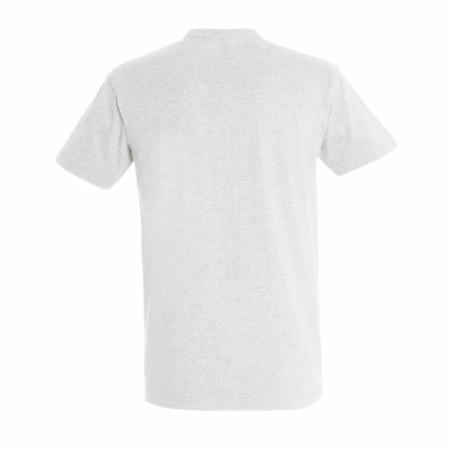       T-shirt personnalisé gris chiné homme - Dos
    
