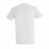 T-shirt personnalisé gris chiné homme - Dos - Vêtements personnalisés