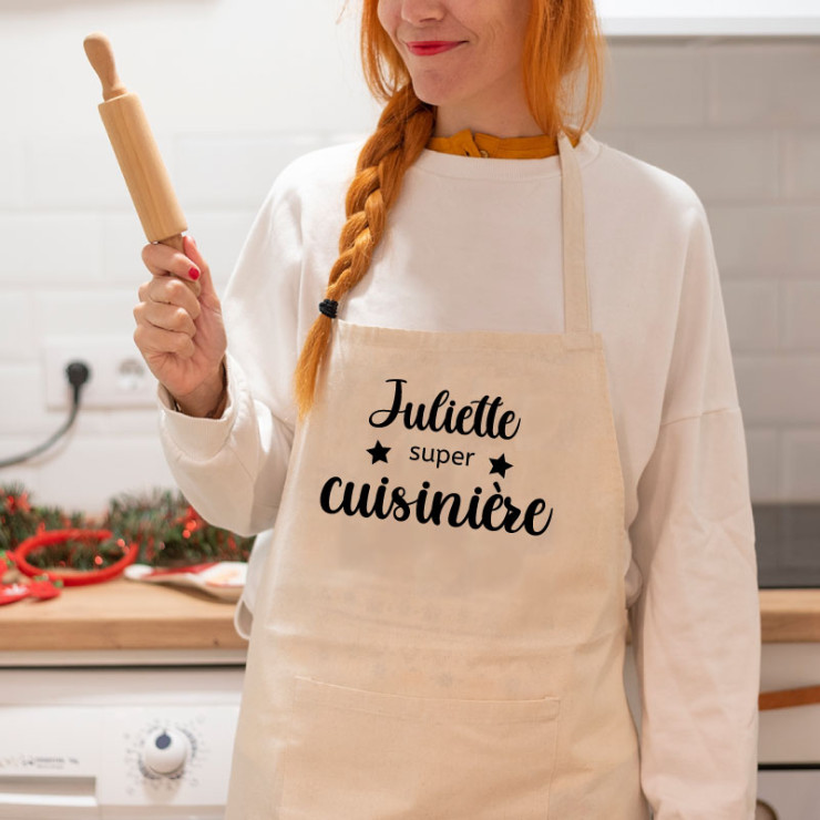       Tablier de cuisine Maman avec prénom
    