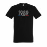 T-shirt année de naissance - Couleur : Noir