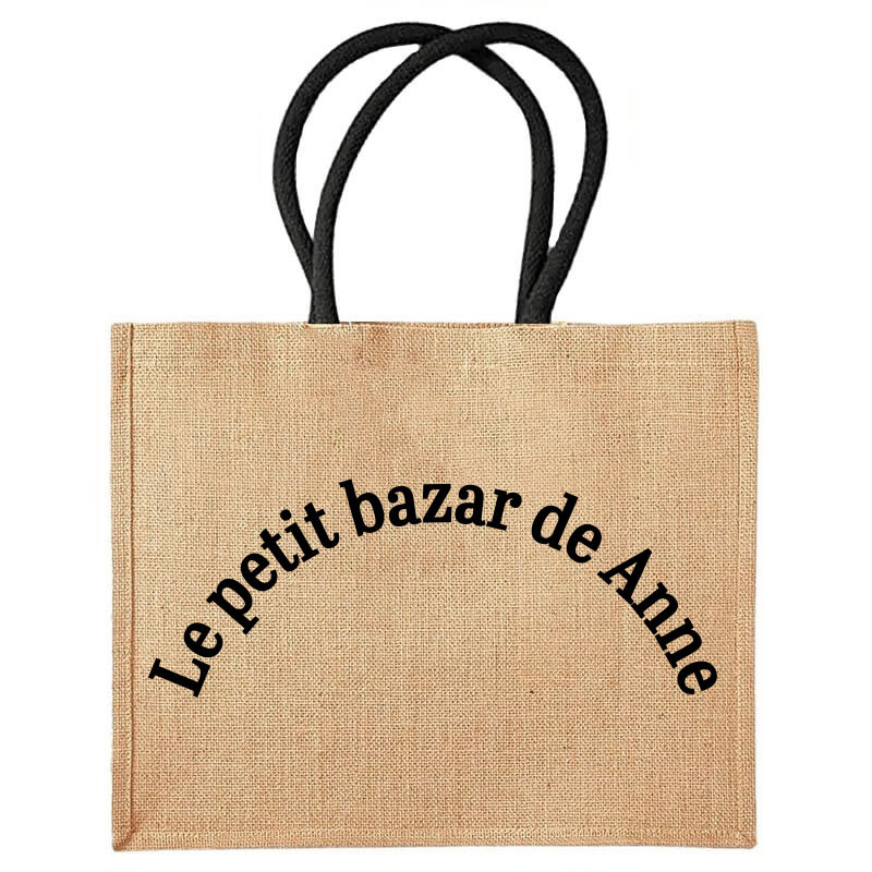 Sac en toile de jute pour course