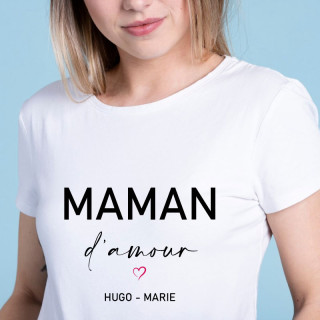 Achat t-shirt Maman d'amour