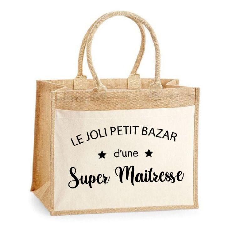       Sac Super Maîtresse - Parfait pour remercier une maîtresse exceptionnelle
    