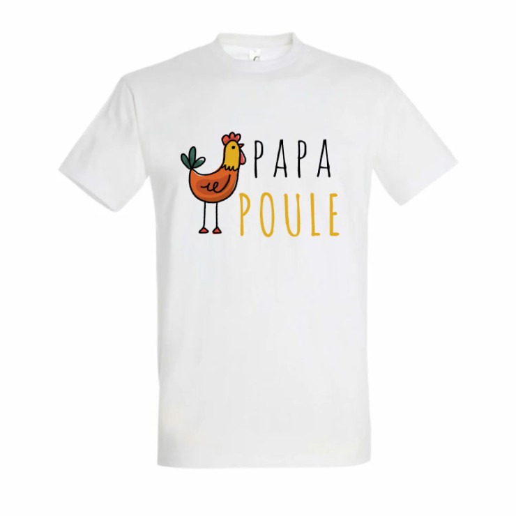 T-shirt papa Poule