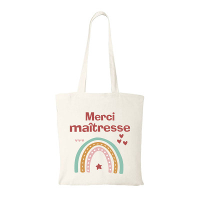 Tote bag Merci Maîtresse - Sac en coton