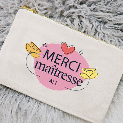 Boutique trousse maitresse personnalisable
