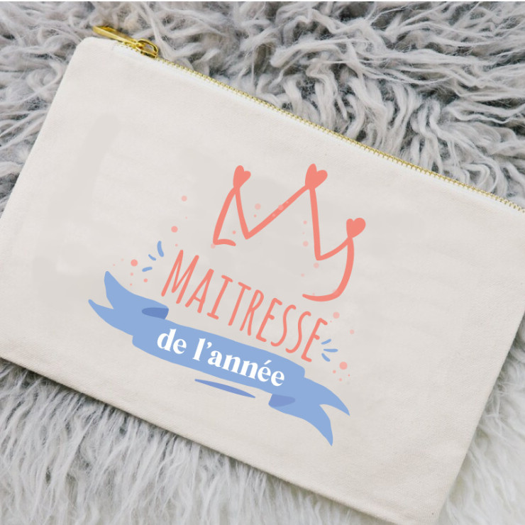 Trousse Maîtresse de l'année -Cadeau d'école