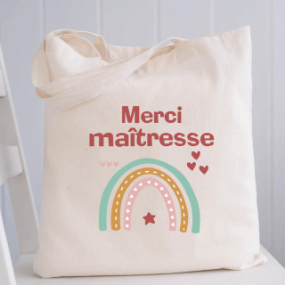 Boutique tote bag Merci Maîtresse - Sac en coton