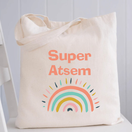       Tote bag personnalisé Super Atsem
    