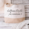 Sac Maitresse en vacances - Sac XL