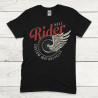 T-Shirt noir motard Rider - T-shirt Homme