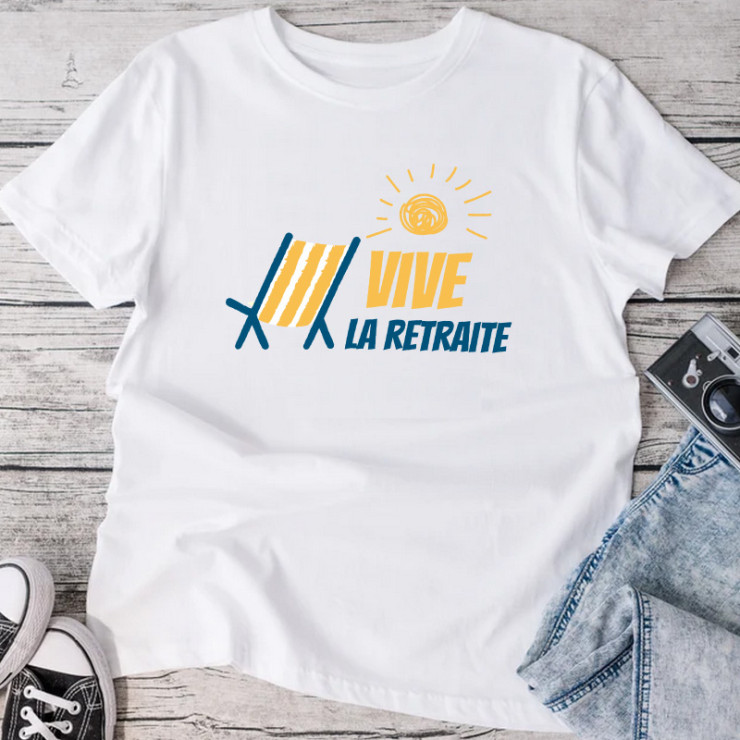       T-shirt Vive la retraite
    
