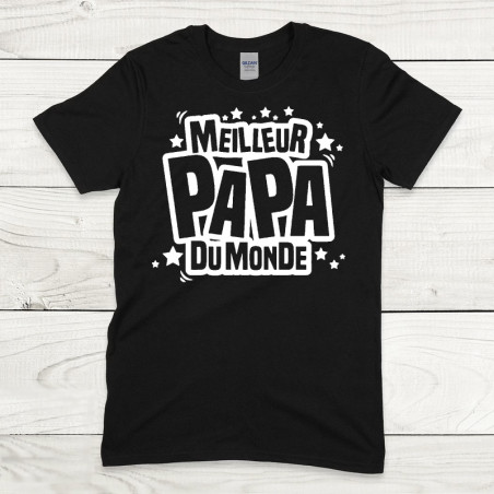       T-shirt Meilleur papa du monde
    