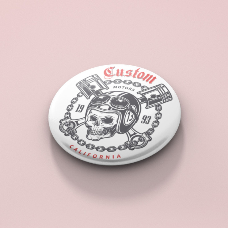 Magnet rond personnalisé pas cher pour entreprise