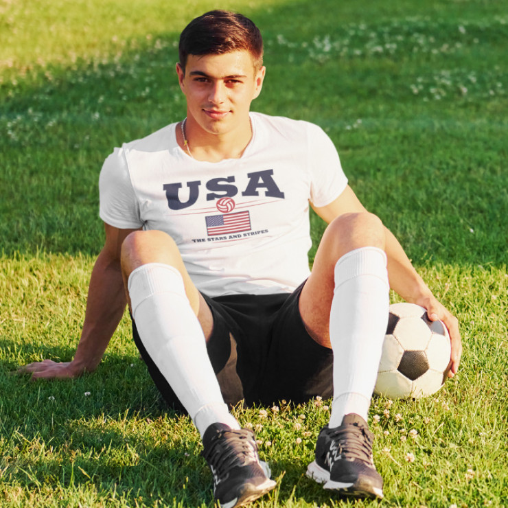 T-shirt États-Unis football