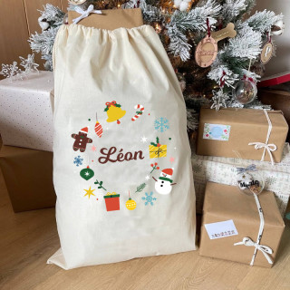 Boutique sac de Noël personnalisé XL