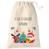 Sac cadeaux Noël tissu - Noël