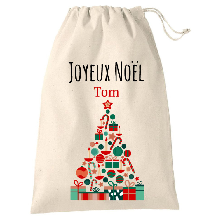 Sac cadeaux grande taille pour Noël