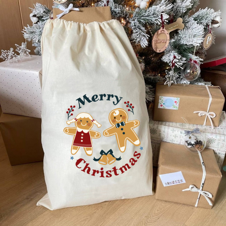 Sac à cadeau Merry Christmas