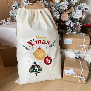 Boutique sac à cadeau Merry X'mas XL
