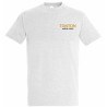 T-shirt Tonton extra cool - Couleur : Blanc chiné