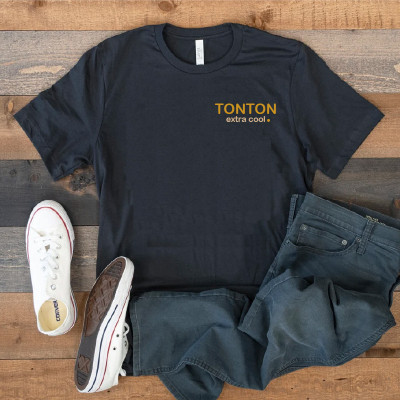 T-shirt Tonton extra cool - Bleu