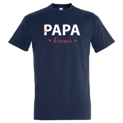 Achat t-shirt Papa d'amour