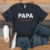 T-shirt Papa d'amour - Couleur : Bleu marine