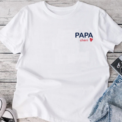 Achat t-shirt Papa chéri