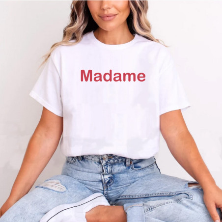      T-shirt personnalisé Madame
    