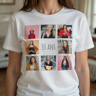T-shirt Photo anniversaire