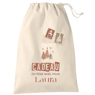 Sac cadeau Noël personnalisé