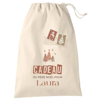 Sac cadeau Noël personnalisé