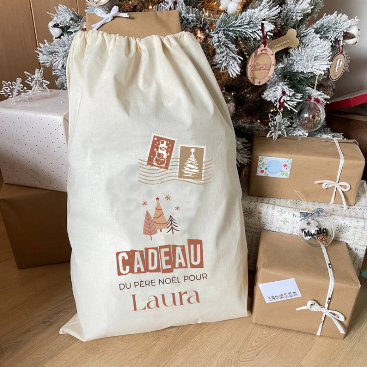       Sac cadeau Noël personnalisé
    