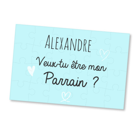       Puzzle Veux tu etre mon parrain ?
    