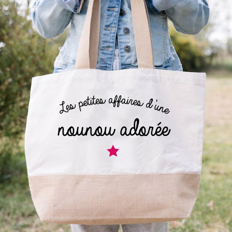 Sac personnalisé nounou