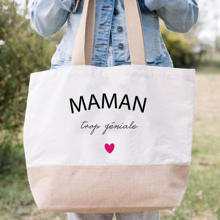 Sac personnalisé maman - cadeau pratique anniversaire