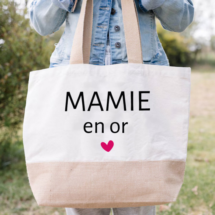 Sac personnalisé mamie